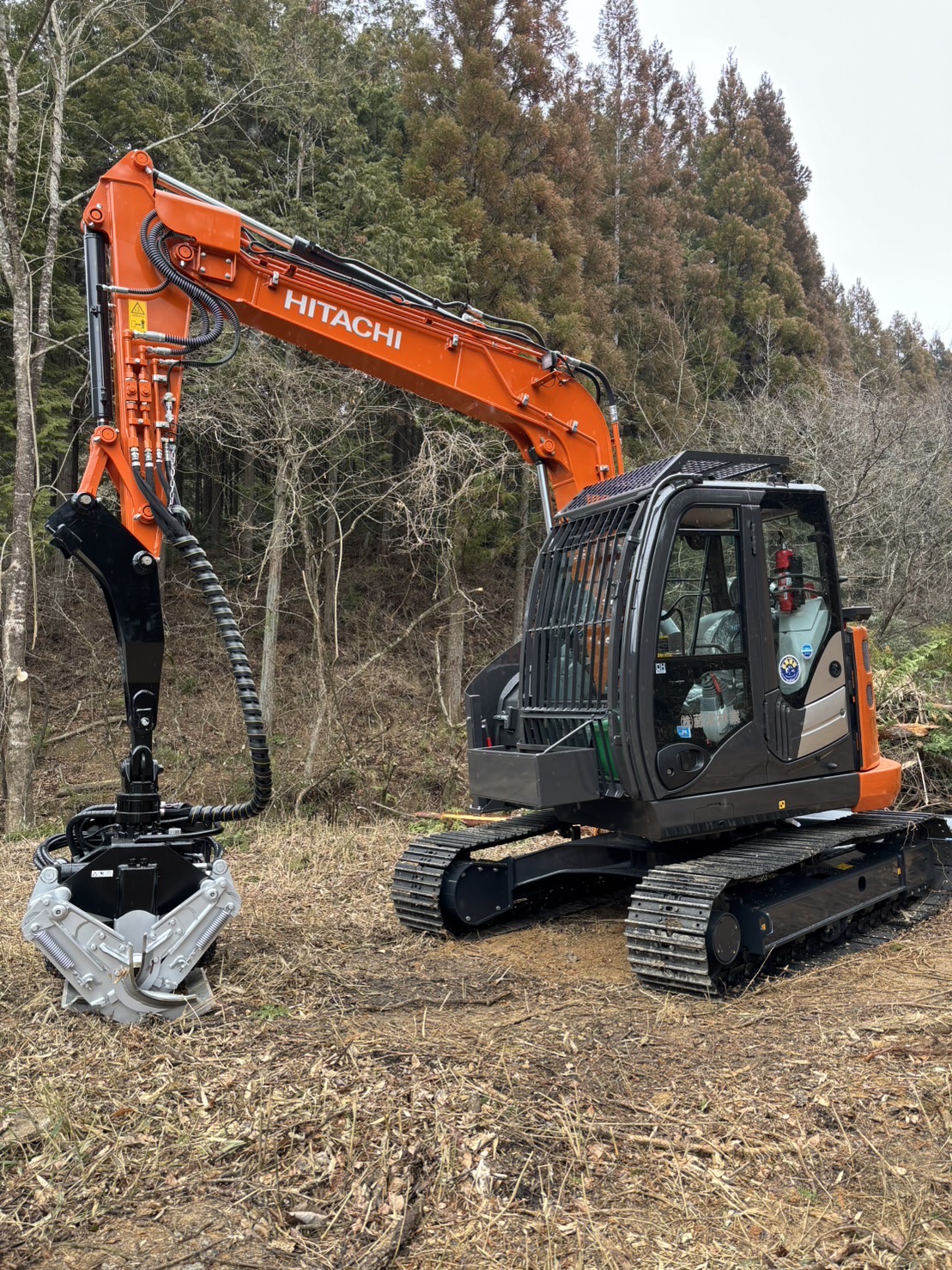 HITACHI　ZX75　イワフジ25Ⅴ　プロセッサー